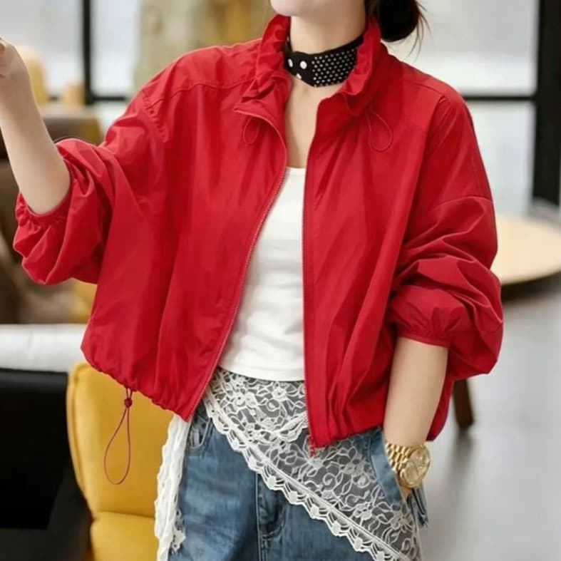 A Popular Korean-Style Sun Protection Shirt for Women, 2026 Summer Casual Thin Jacket, Sun Protection Top for Petite Sizes