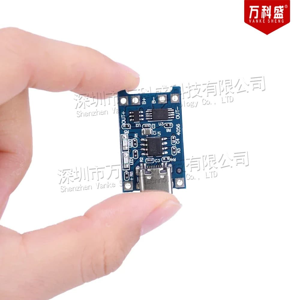 TP4056 18650 Lithium Battery Charging Board 3.7V 3.6V 4.2V Lithium Battery 1A Overcharge Overdischarge Protection