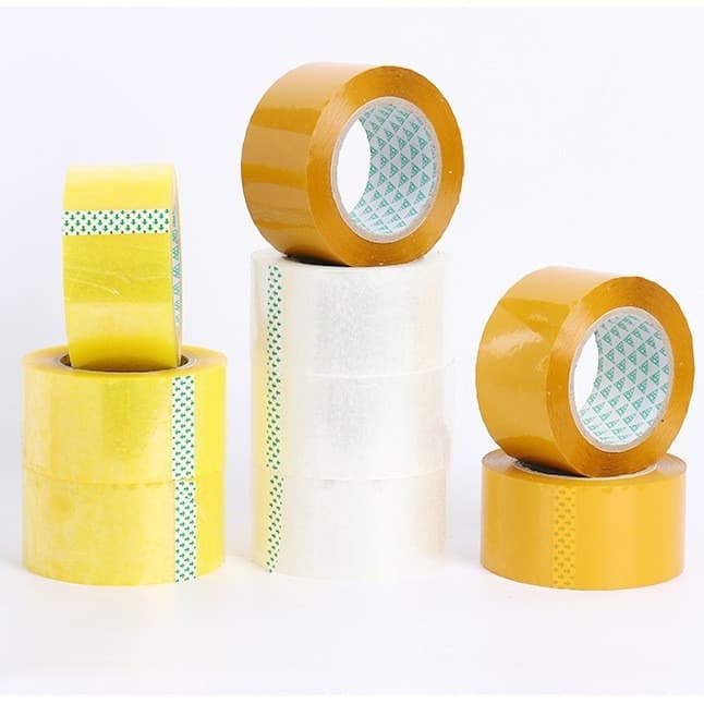 Clear Tape Large Roll Wholesale Adhesive Tape Manufacturer Express Sealing Packing Carton Tape Full Case Yellow Tape