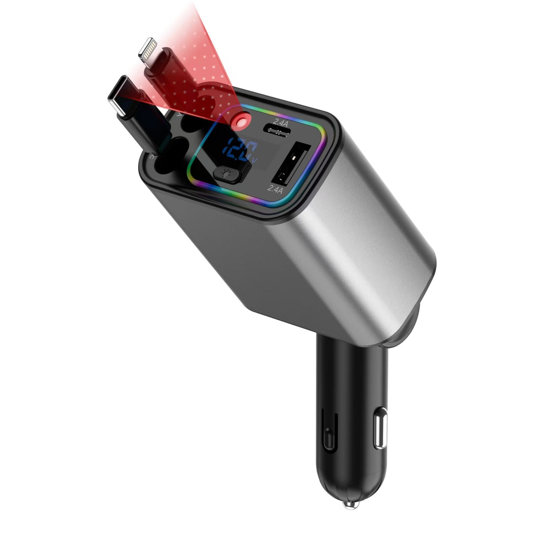 Star Light Q9B Car A1 Charger Cable Super Fast Charging Head Cigarette Lighter Socket Adapter Converter