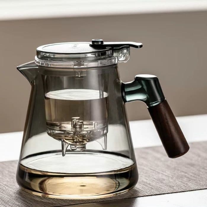 High-End Chinese High-Temperature Heat-Resistant Glass Teapot Heat Insulation Anti-Scald Portable Difficult Tea Brewing Pot