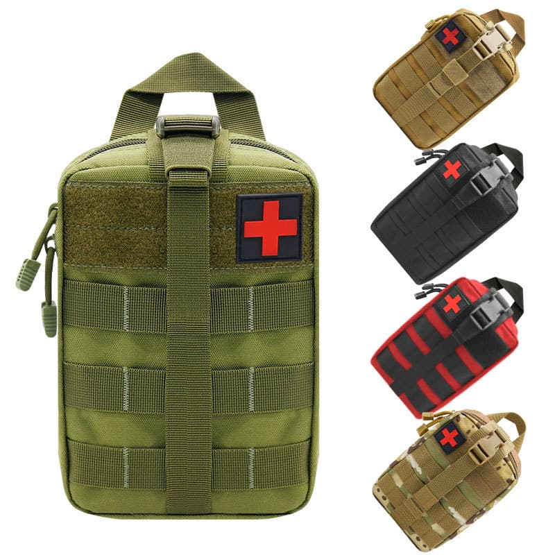 New Tactical Medical Bag Attachment Pouch Accessory Bag Tactical Waist Pack Camo Multi-Function Bag Outdoor Hiking Survival Bag