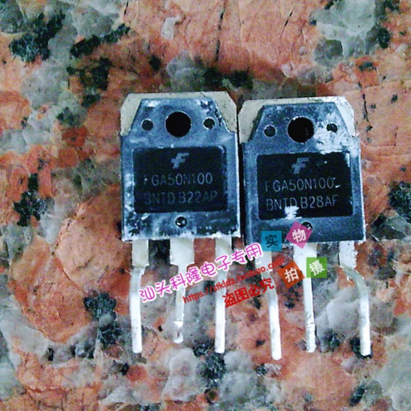 Original Marking and Pins Induction Cooker IGBT Tube FGA50N100BNTD 1000V 50A Ready for Installation