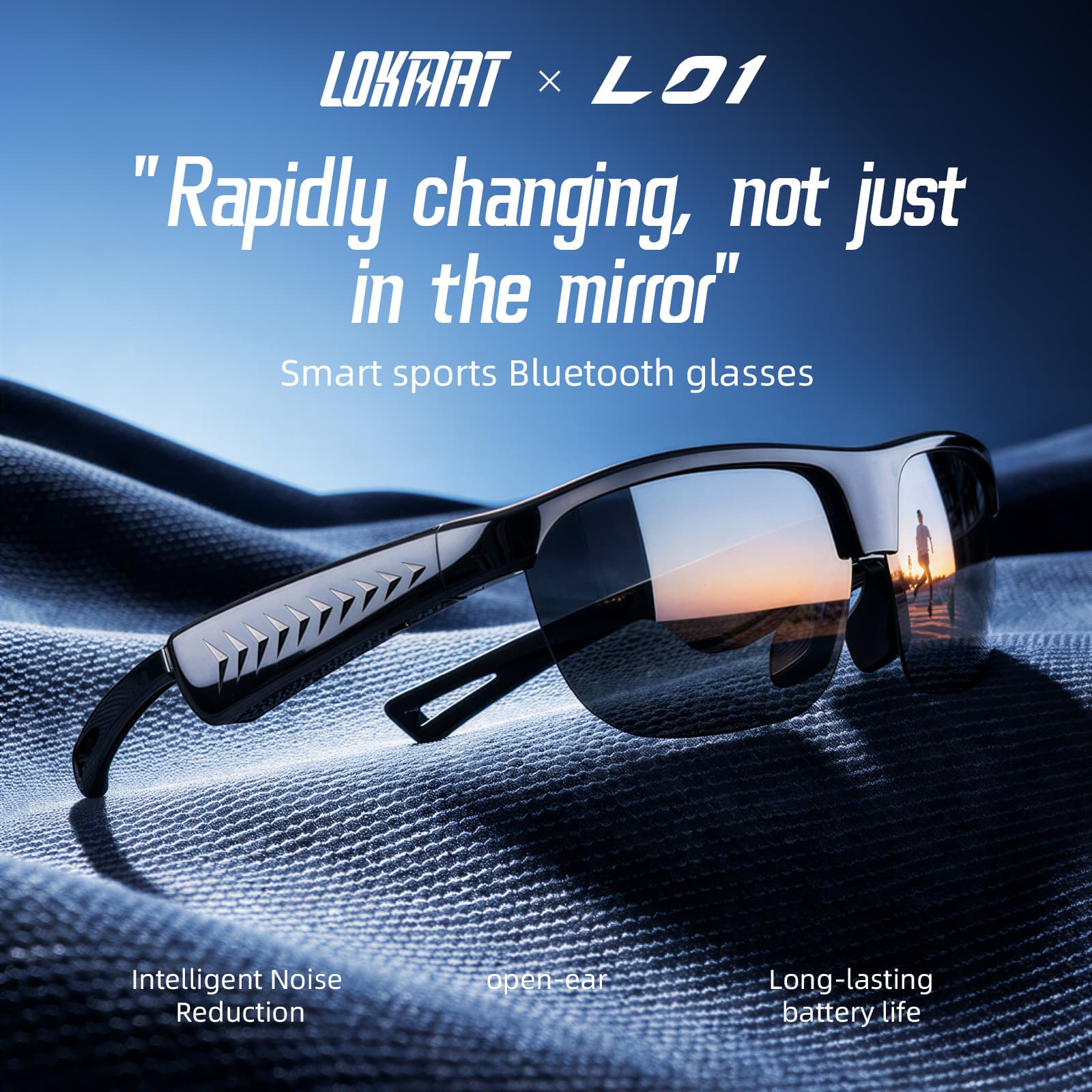 2026 New LOKMAT L01 Smart Glasses with Camera and Bluetooth Calling, Supports Bulk Dropshipping