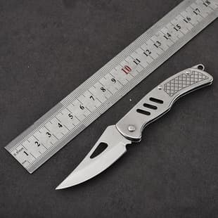 New Stainless Steel Outdoor Mini Folding Knife for Self-Defense Camping Tool Pocket Keychain Knife