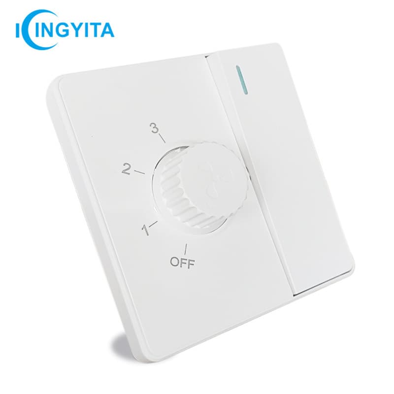 Ceiling Fan Light Special Speed Control Switch Universal Fan Light Wall Speed Control Switch Three-Gear Universal Wall Switch