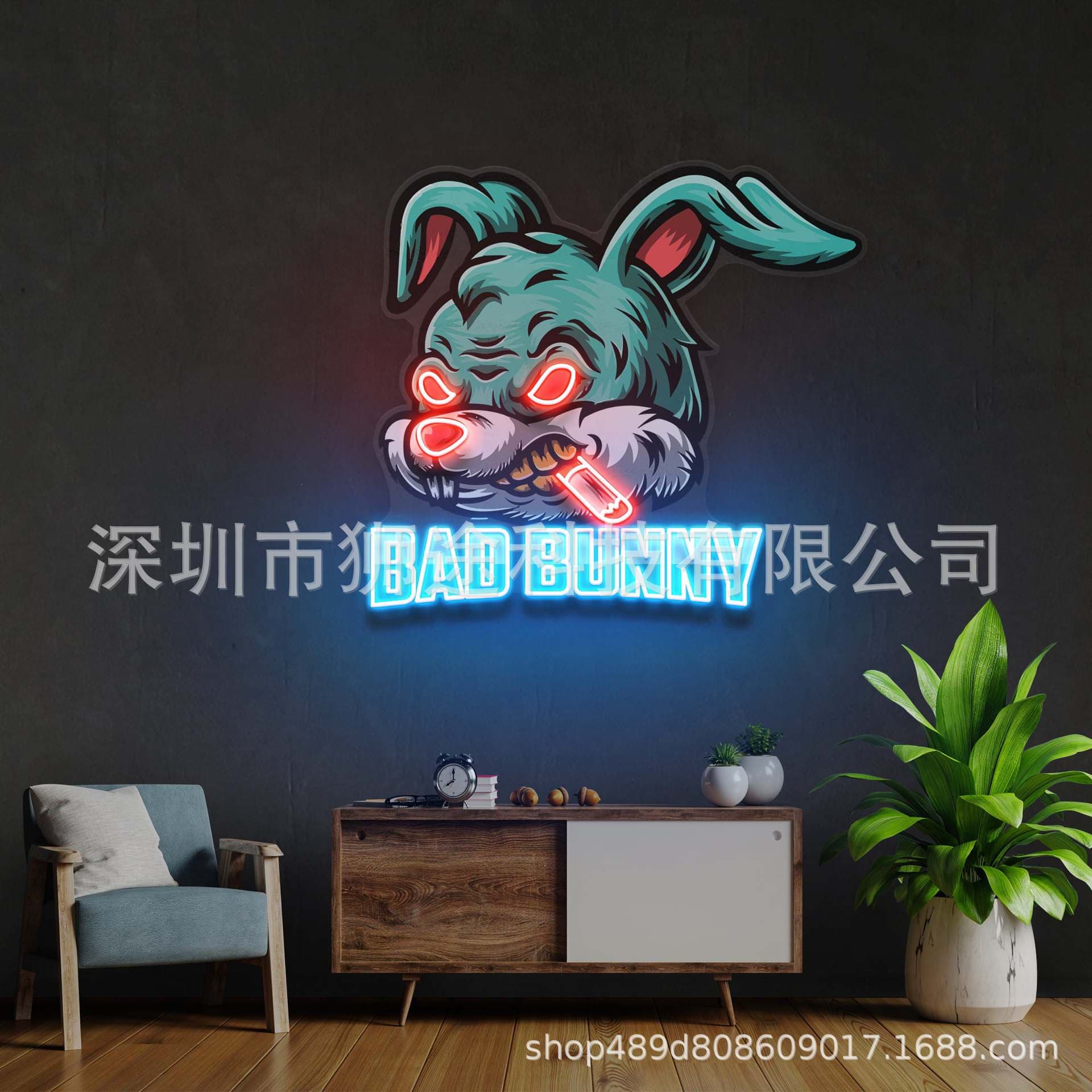 Coconut Tree Light Sign for Bars, Restaurants, Cocktails English Colorful Shaped LED Neon Light Cross-border