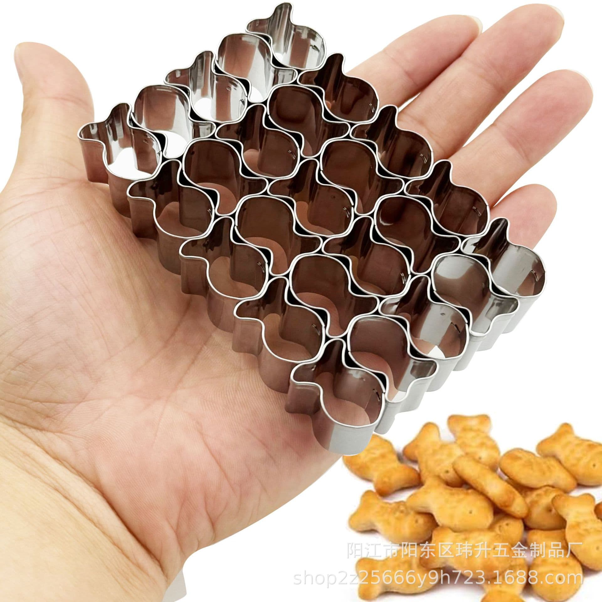 25 small goldfish cookie molds mini various baking molds 3DGold Fish Cracker cutter