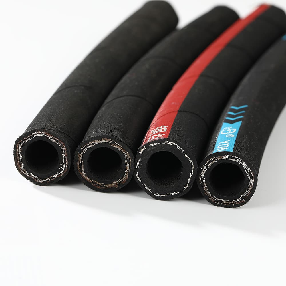 High Pressure Oil Hose Rubber Water Hose Steel Wire Braided Excavator Oil Hose Fuel Injector Special Rubber Hose