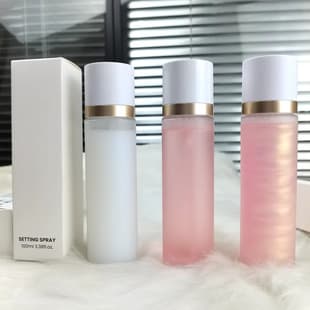 Cross-border no-logo small-batch printable makeup setting mist, long-lasting matte velvety finish setting spray
