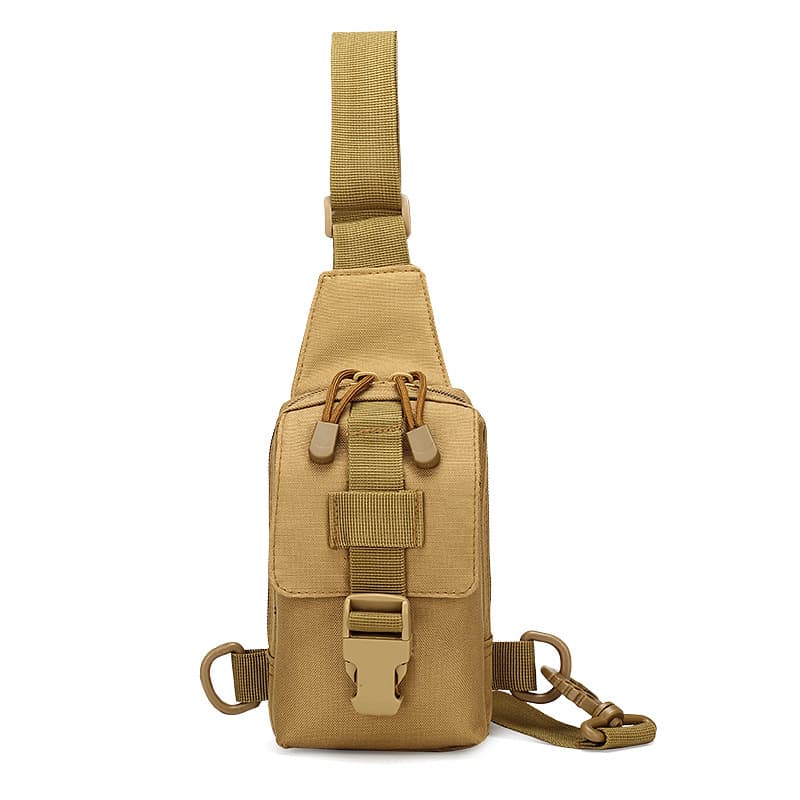 Outdoor Sports Cycling Shoulder Bag Chest Mount Phone Bag Camouflage Tactical Shoulder Bag Small Chest Bag
