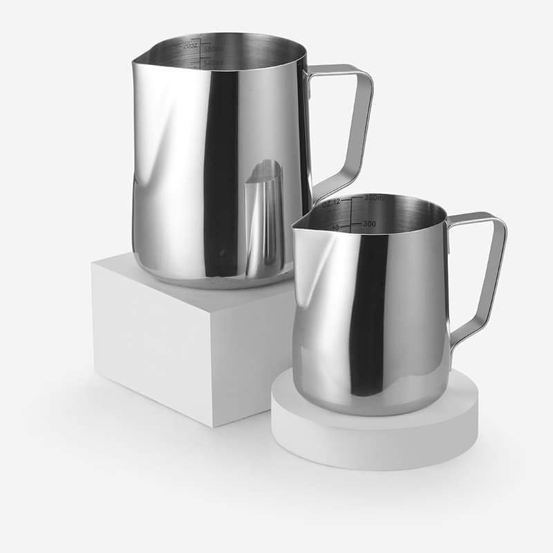 Thickened Stainless Steel with Scale Art Pitcher Milk Frothing Cup Milk Frothing Cup Japanese Style Art Cup Fancy Coffee Art Cup