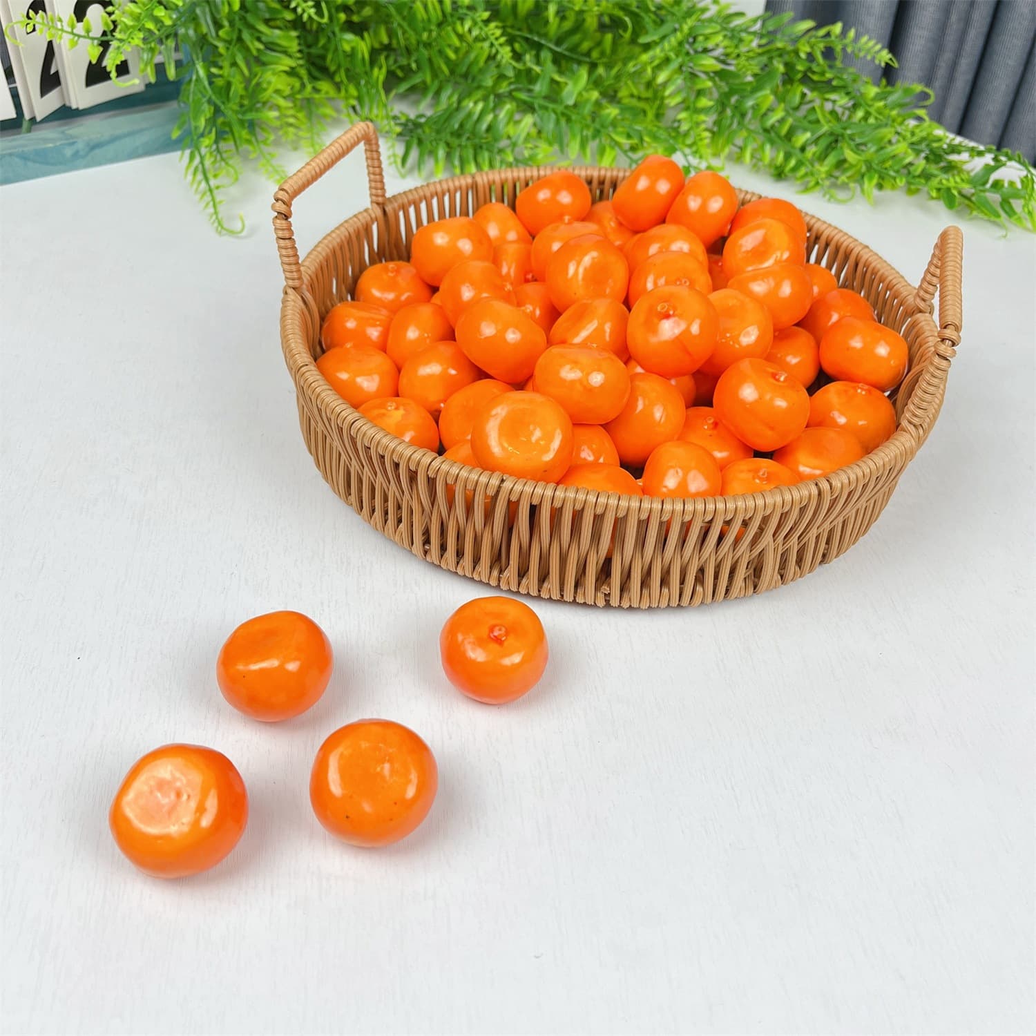 Foam small fruit mini simulation orange model fake orange decoration photography props toys jewelry accessories