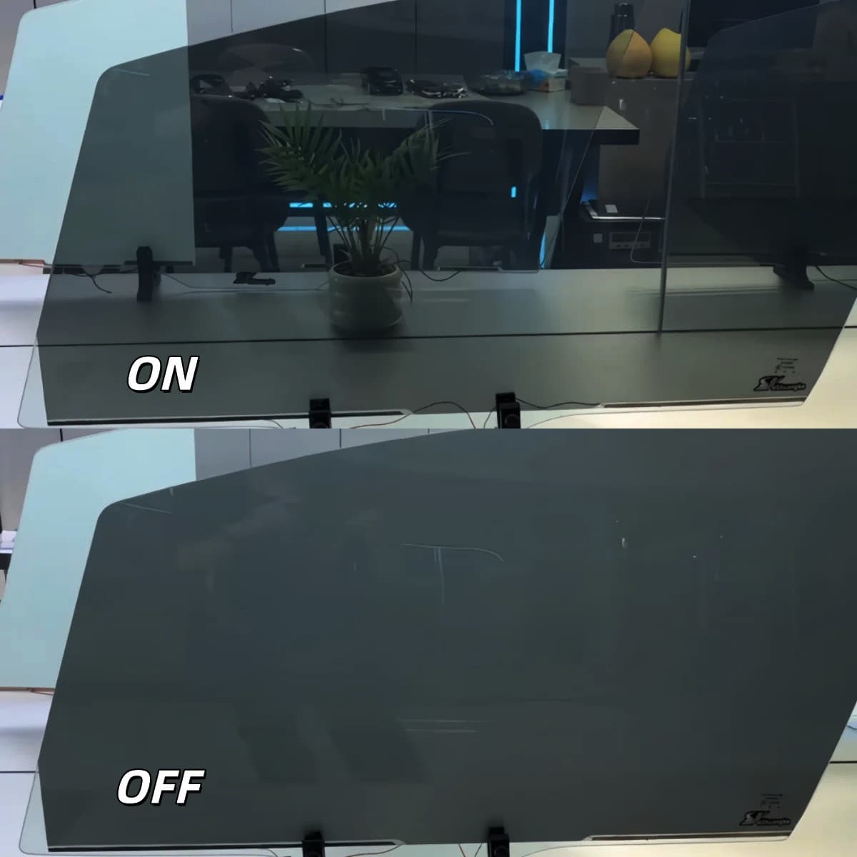 Automotive Self-Adhesive PDLC Smart Film, Electrochromic, 7-Level Adjustable Clarity