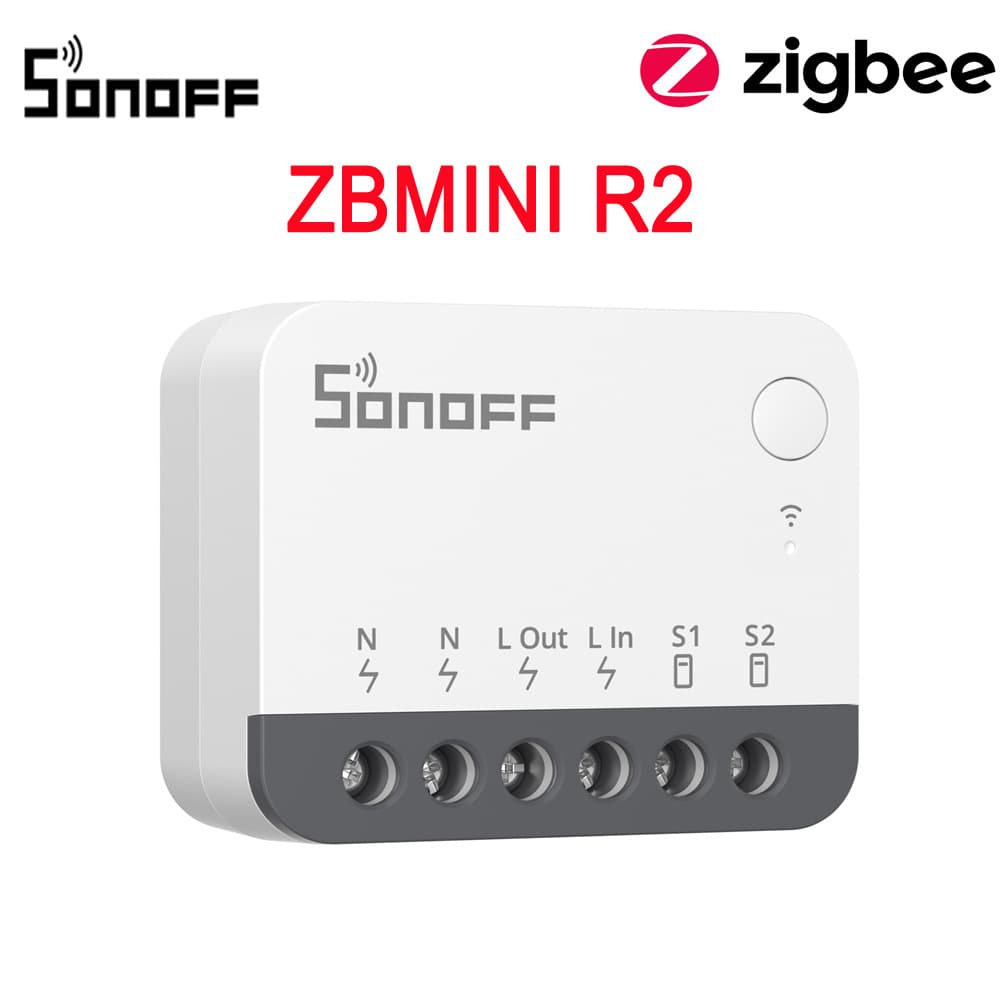 SONOFF ZBMINIR2 Zigbee 3.0 Smart Switch, Remote Control via Phone, Requires Zigbee Gateway