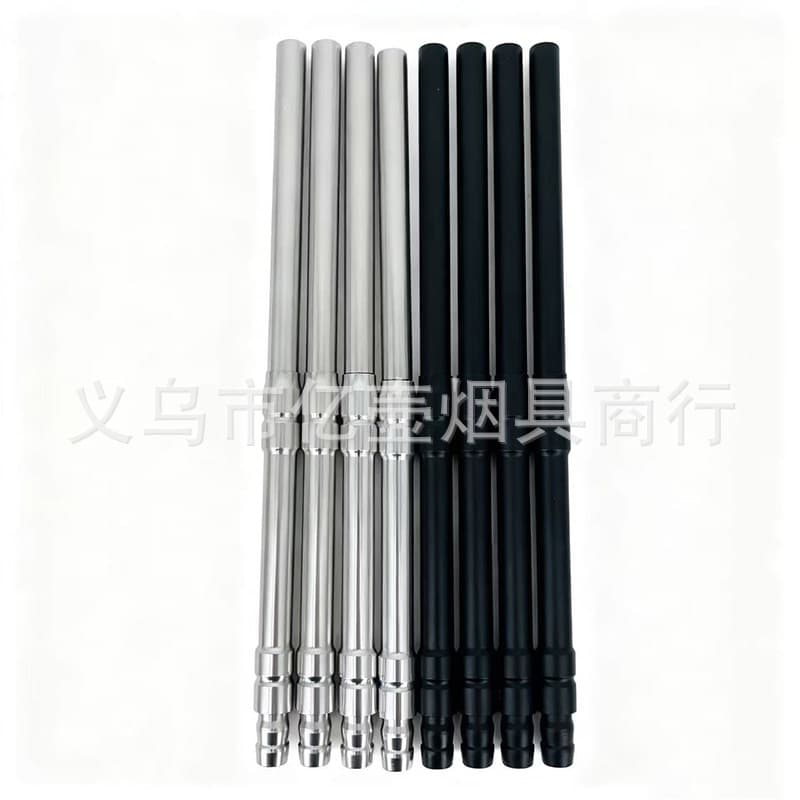 Arabian Hookah Aluminum Handle Silicone Tube Handle Shisha Hookah Shisha Accessories Cross-Border Supply
