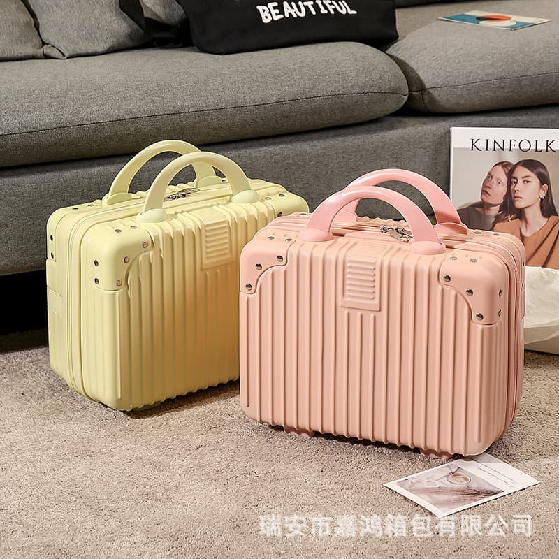14-inch Carry-On Cosmetic Case, Festival Souvenir Small Mini Travel Lockbox Storage Bag Wholesale