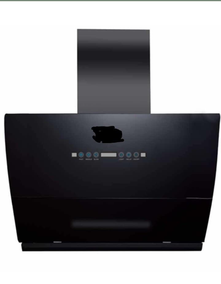 Range Hood Smoke Extractor Exhaust Fan Outer Arc Glass 900mm Auto Open/Close Built-in Kitchen Appliance
