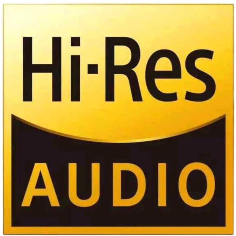 Suitable for Sony Hi-Res Audio Gold Label Hi-Res Metal Sticker, Audio Amplifier Decorative Sticker, Hi-Fi Gold Label