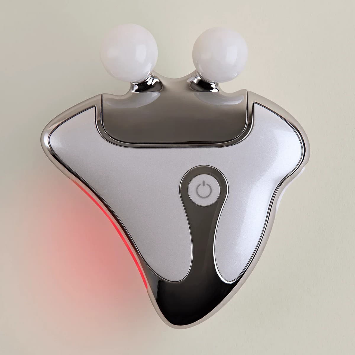 Cross-border Electric Red Light Heat Therapy Scraping Tool with Electric Jade Roller Dual Ball Massager Facial Beauty Device for Home Use