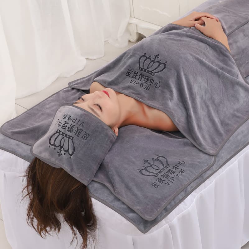 Salon Towel Set for Skin Care, Hair Wrap Towel, Quick-Dry Bath Towel, Bed Towel, Beauty Towel Set, Lint-Free