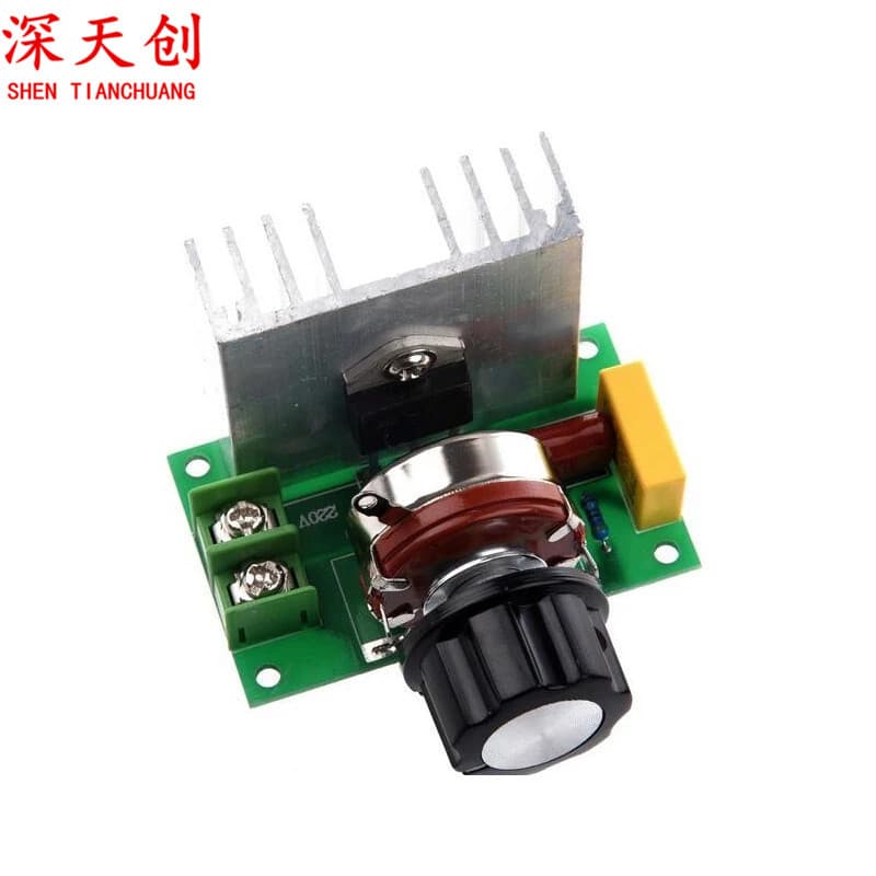 Imported Thyristor 4000W High-Power Voltage Regulator for Speed and Temperature Control