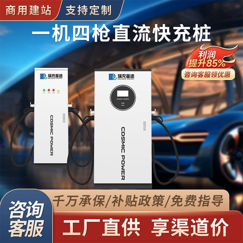Ruichong Xingtu 160kw One-Drag-Four Charging Pile 380V New Energy Vehicle 9-Port DC Charging Pile Source Manufacturer