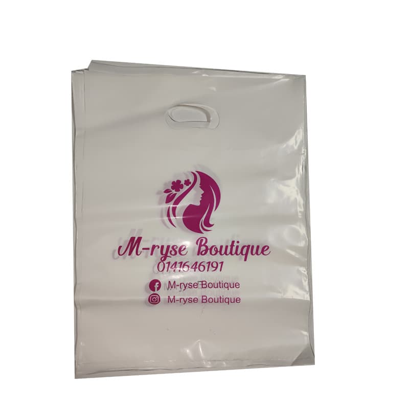 Brown kraft paper and plastic gift bags with LOGO and handles, reusable and foldable,