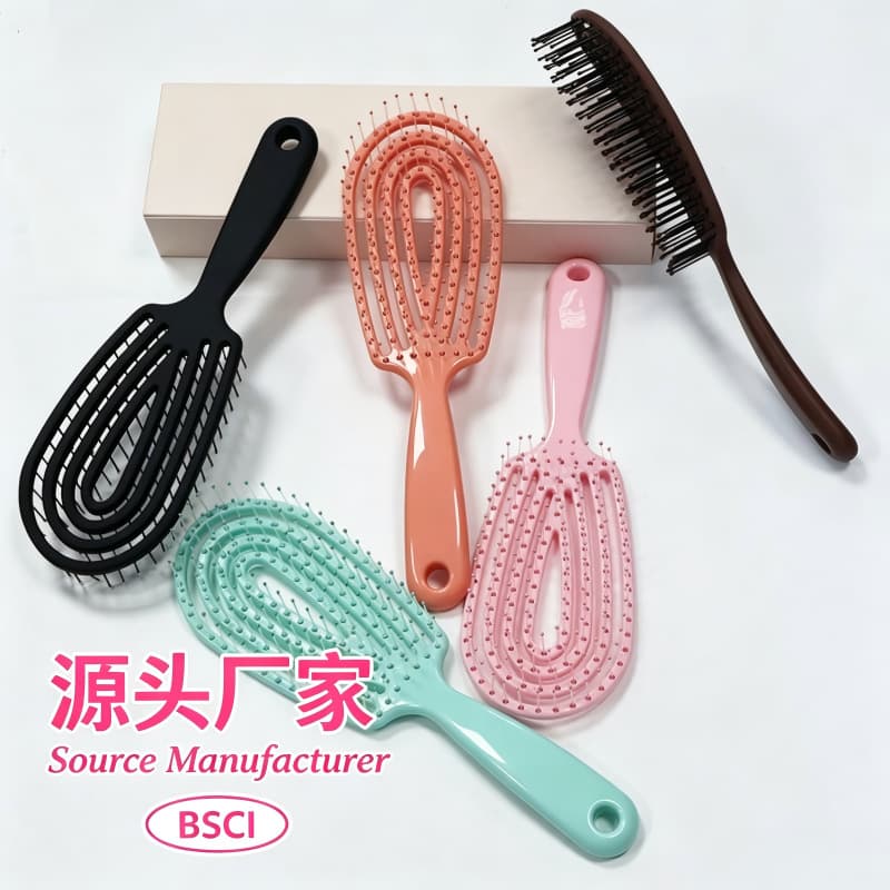 Fluffy and Damp Dual-Use Air Cushion Straightening Comb