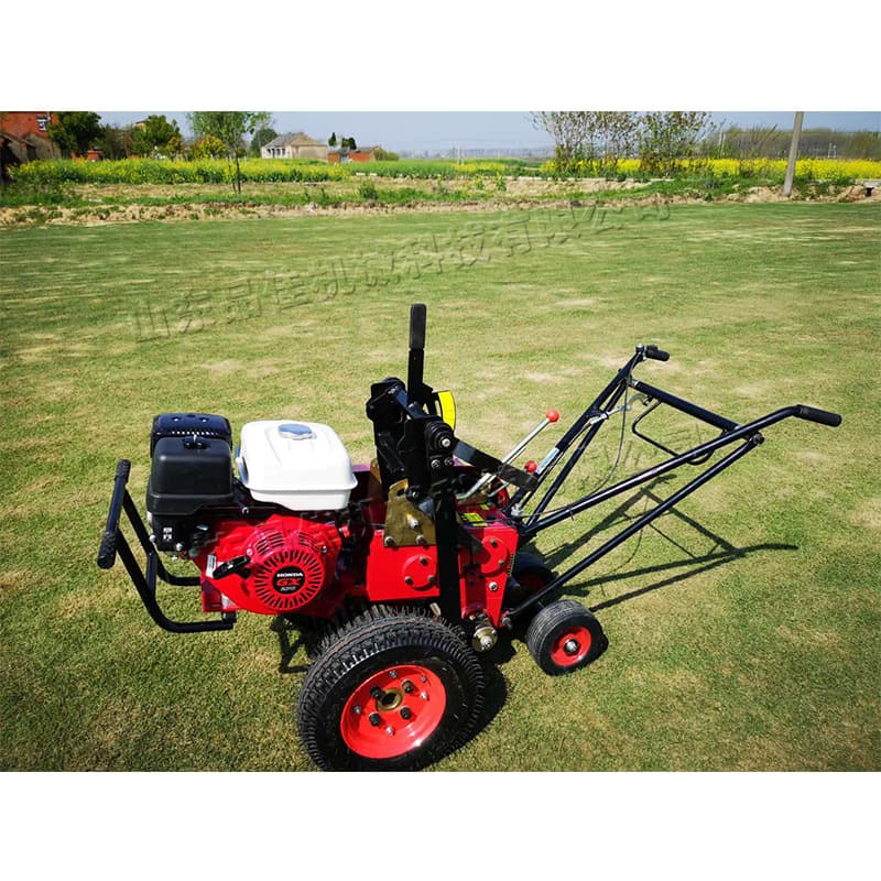 Hand-pushed turf cutter, Bermuda turf block cutter, old turf removal machine