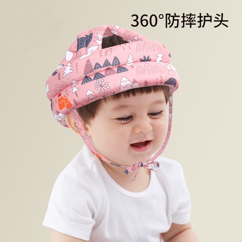 Baby Anti-Fall Head Protection Pad, Toddler Learning to Walk Helmet, Anti-Collision Back of Head Protection Pillow