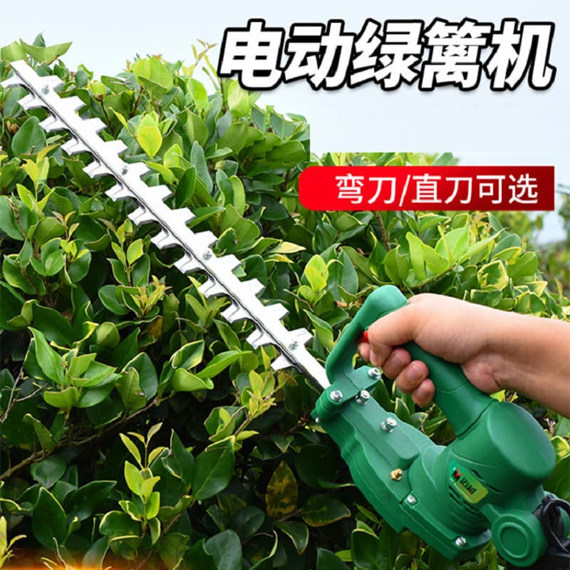 Lightweight Compact Handheld Hedge Trimmer Upgraded Stock Green Hedge Machine Portable Garden Care Tool Small Size