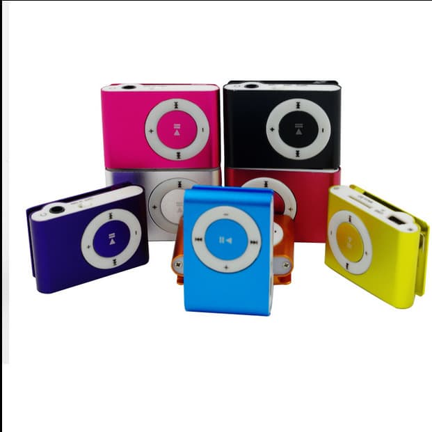 Metal Card Clip Mp3 Player No Screen Sports Music Mp3 Customizable Logo Gift