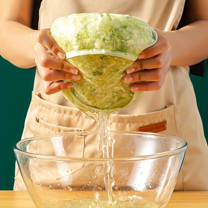 Dropshipping Vegetable Water Squeeze Bag, Stuffing Drain Bag, Vegetable Filling Dehydration Bag, Gauze Vegetable Water Strainer Bag