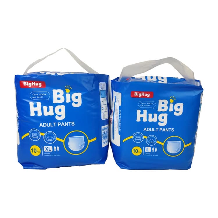 Adult Diapers and Pull-Up Pants for Export to Southeast Asian Countries, for Elderly, Postpartum, and Pregnant Women
