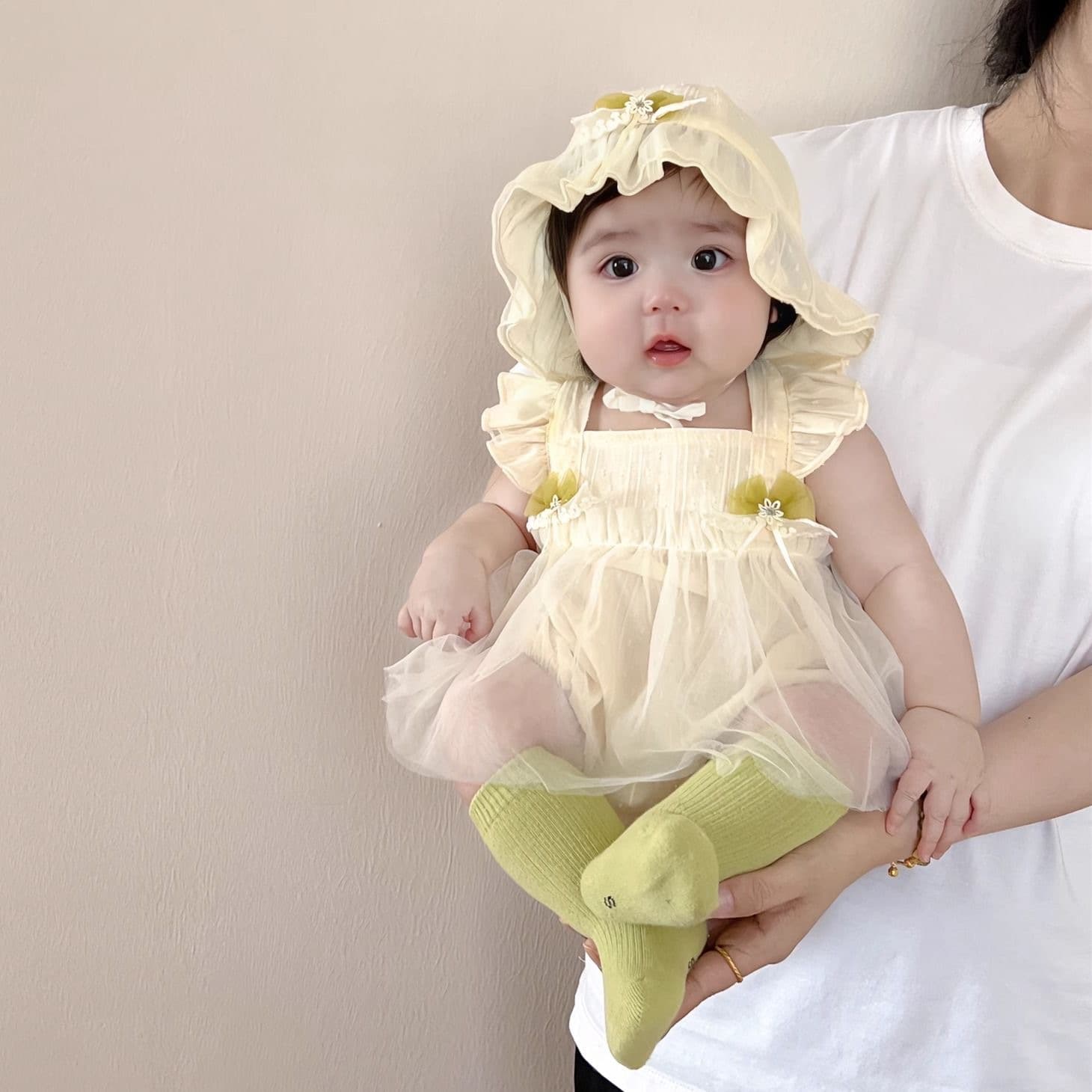 Baby clothes summer baby girl jumpsuit skirt 100th anniversary dress princess style super cute triangle crawl suit