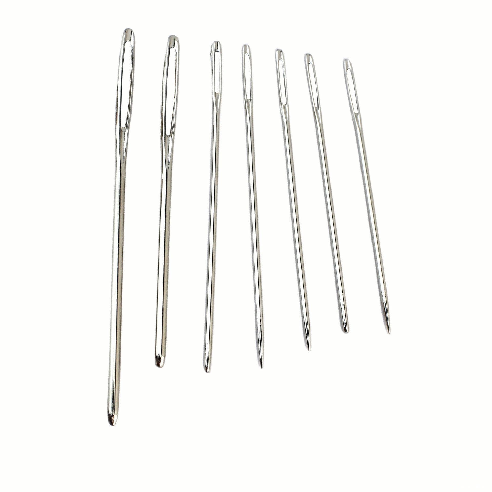 DIY Knitting Tools Handmade Sewing Needles Blunt Large Eye Needles Sweater Wool Needles Large Hole Sweater Sewing Needles Thick Needles