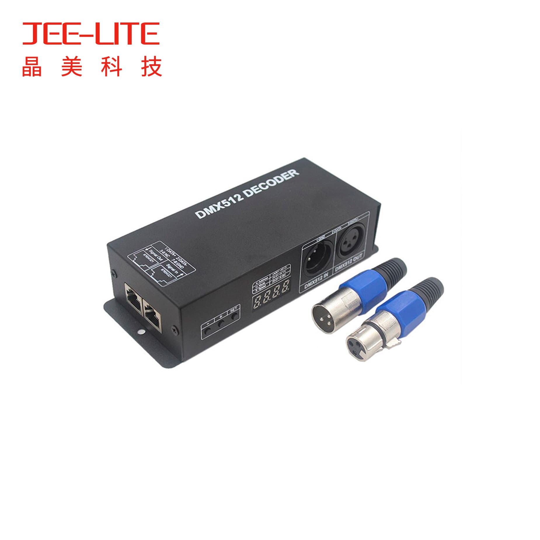 Factory Direct 4-Channel DMX512 Decoder RGBW Controller DMX512 Stage Engineering Master LED Light