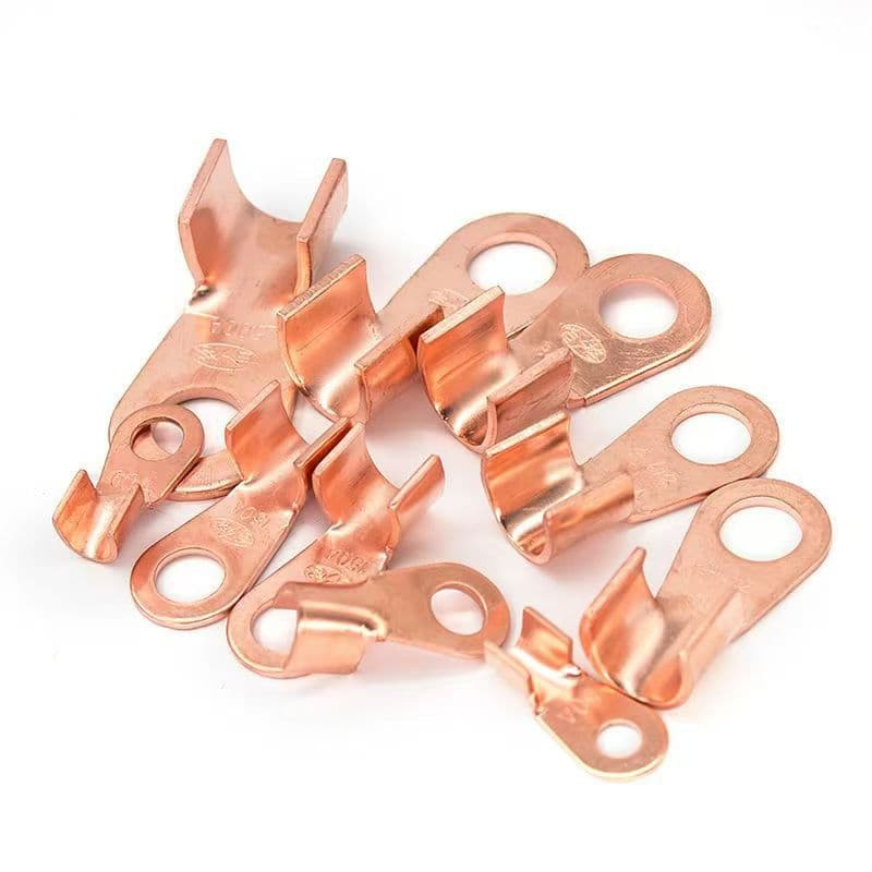 Open-end lugs, copper wire clamps OT10-400A, battery electric vehicle terminals, OT wire lugs