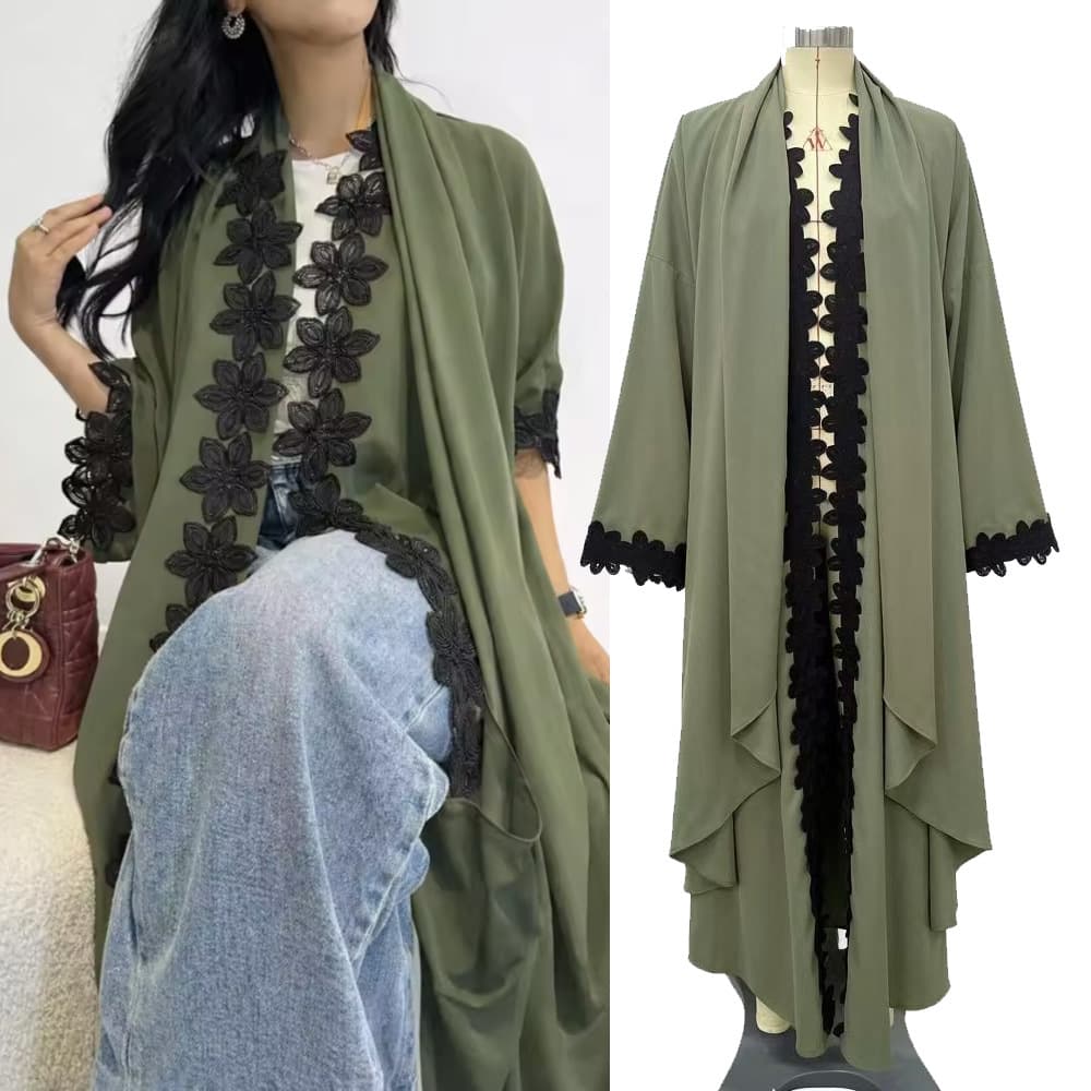 Customized Abaya drawing proofing 1:1 copy sample viewing picture making small batch factory customization contract work and materials