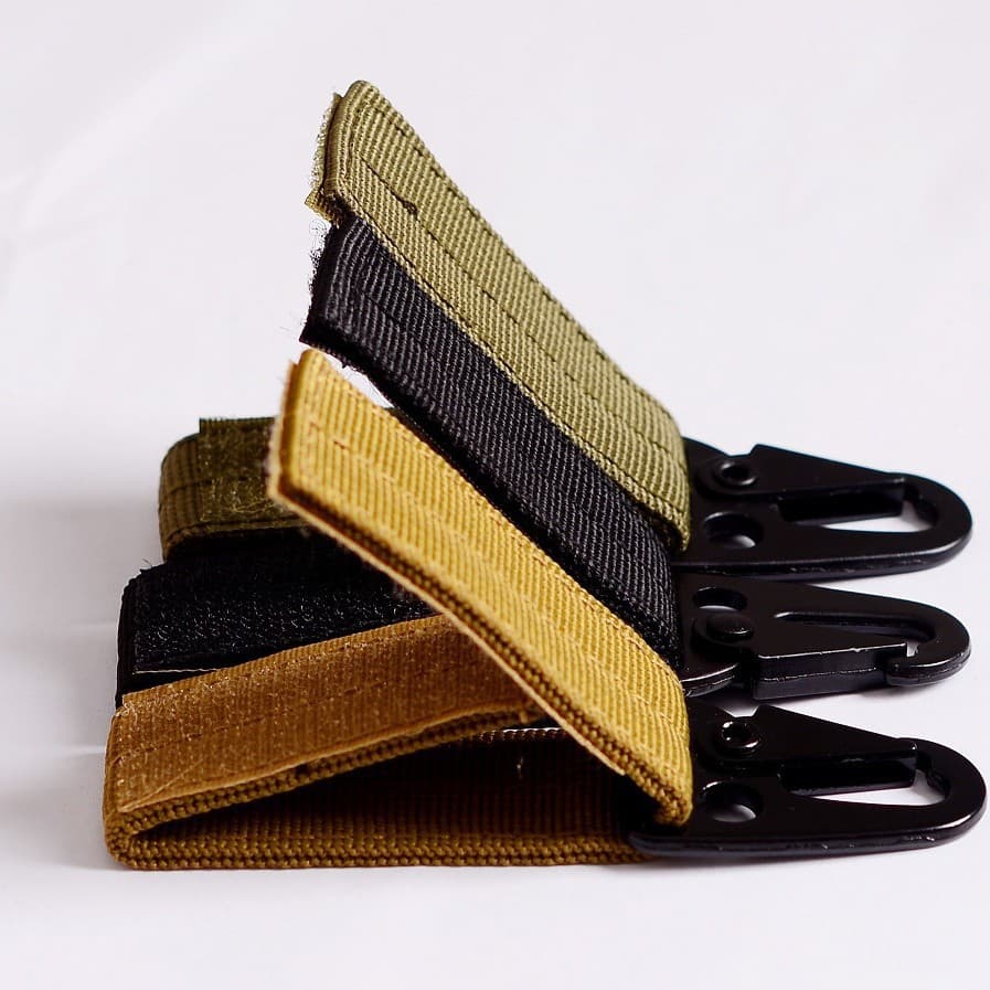 Baisheng Outdoor Tactical Ribbon Hanging Buckle Multifunctional Mountaineering Buckle Eagle Buckle Multi-purpose Belt Keychain Direct Selling