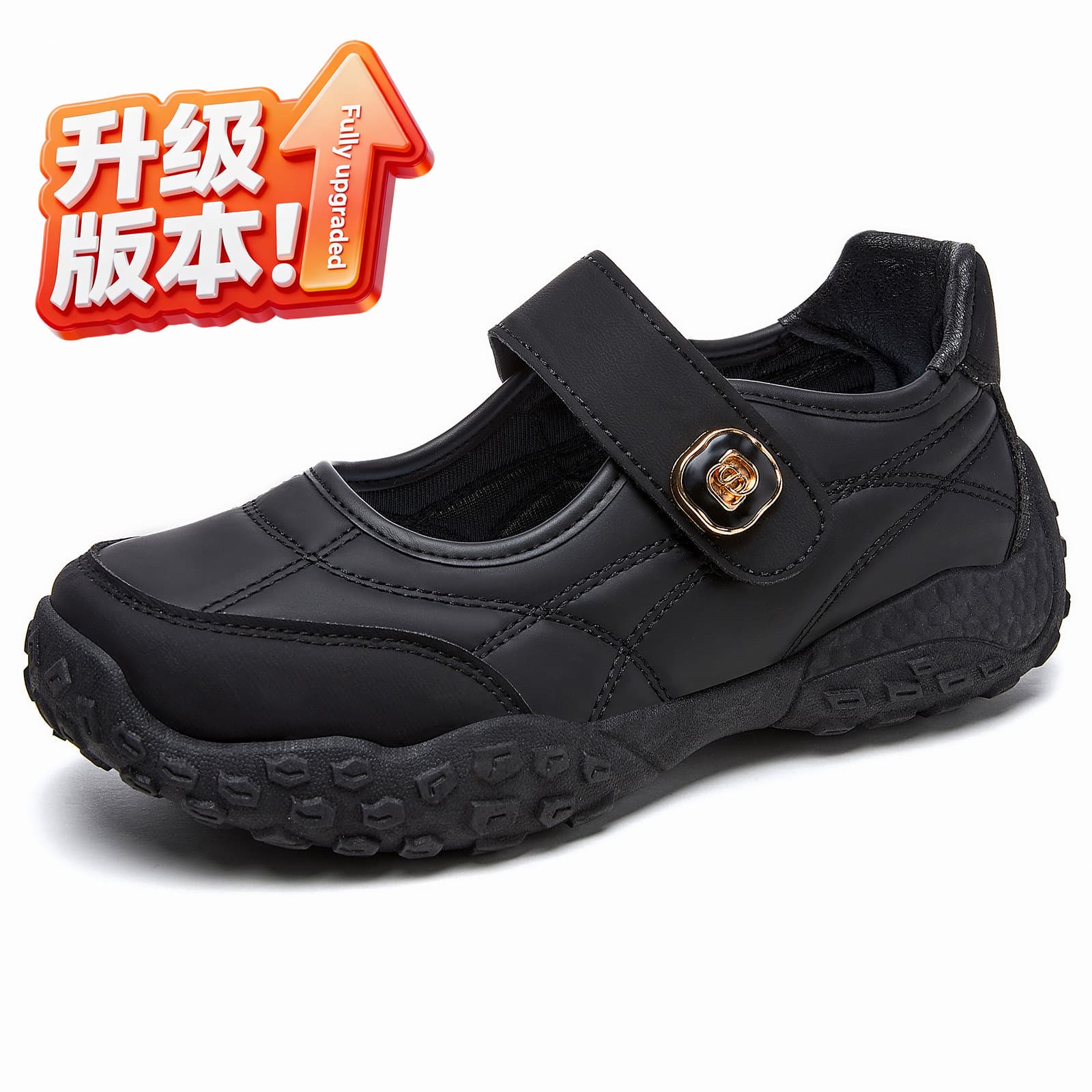 2026 Summer-Autumn New Breathable White Shoes Mom Shoes Mary Jane Women's Shallow Mouth Flat Shoes Casual Shoes Drop Shipping