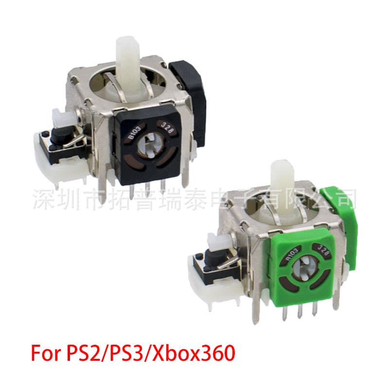 3D Potentiometer Joystick Compatible with PS2 PS3 360 Controller B10K Joystick In Stock