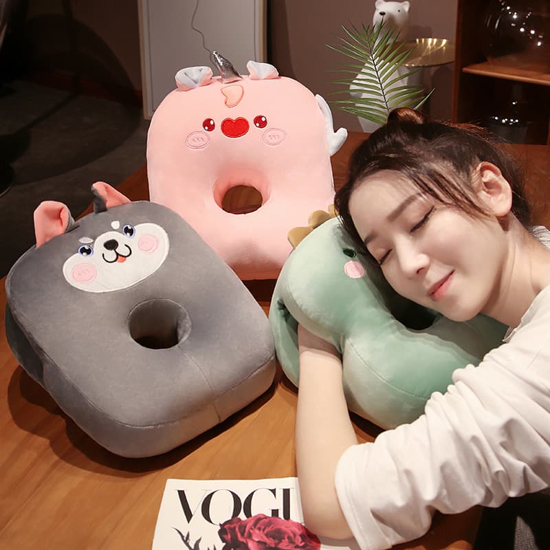 Neck Support Nap Pillow for Students, Office Desk Sleeping Aid