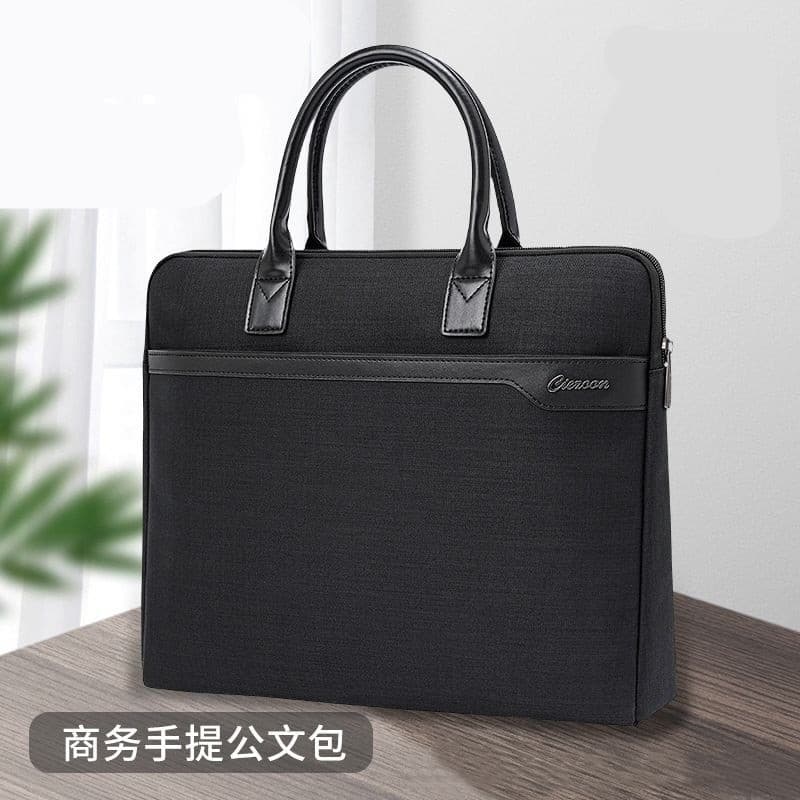 Men's Briefcase Document Bag Laptop Tote Office Bag for Men and Women 2025 New Style