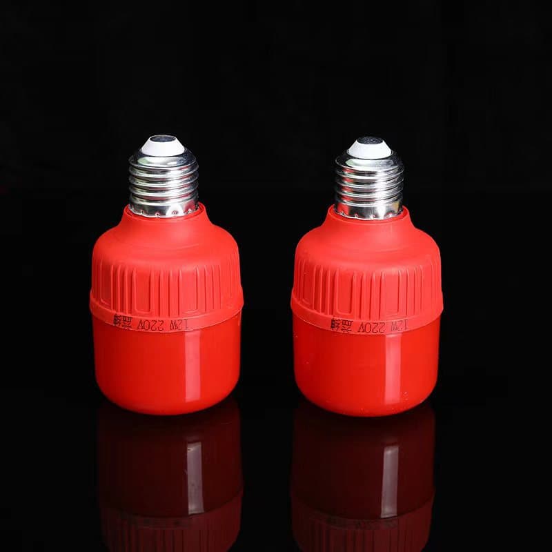 Factory Direct supply LED red 12W screw bulb wholesale stall Night Market factory household lighting light bulb