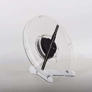 New 28CM Desktop Transparent Naked Eye 3D Holographic Advertising Machine Fan Screen HOLOGRAM LED FAN Factory