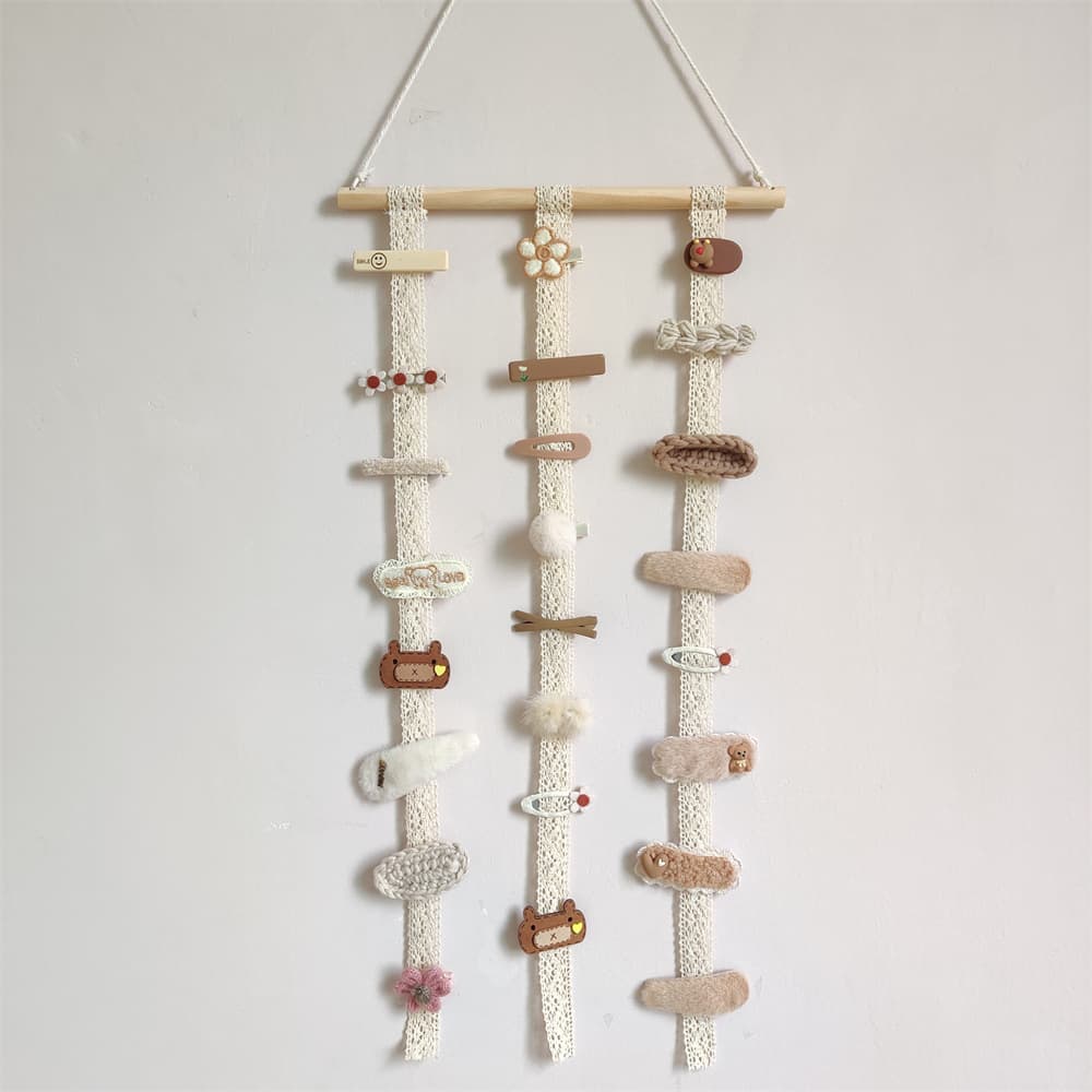 New simple ins style hairpin hair accessories storage artifact bedroom living room kindergarten decoration wall hanging wholesale