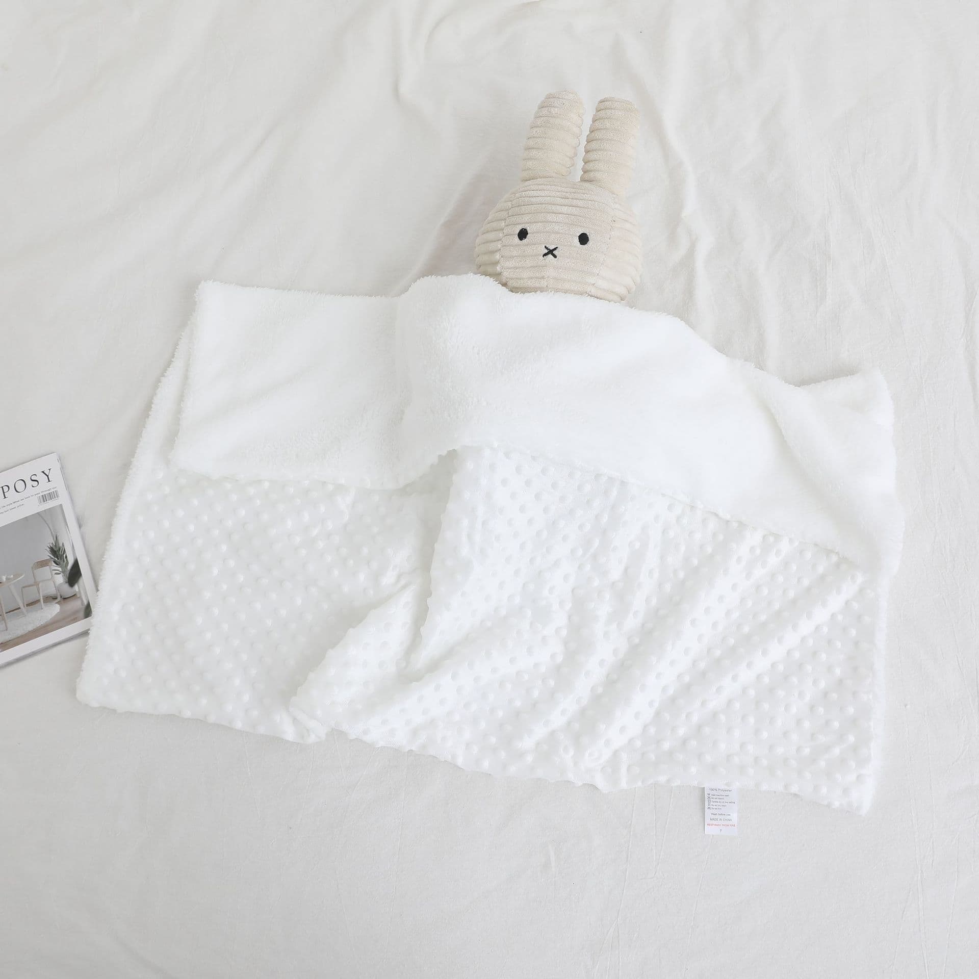 Cross-Border Baby Bubble Double-Layer Blanket, Beanie Blanket, Bubble Blanket, Stroller Blanket, Outing Blanket Manufacturer Wholesale