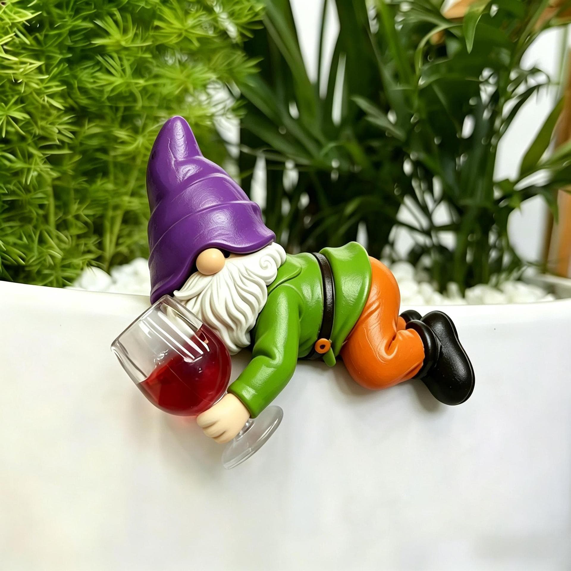 Original Best-selling Craft Statue Garden Yard Balcony Outdoor Decoration Drunken Gnome Resin Figurine